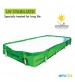 Mipatex Azolla Bed 350 GSM 8ft x 4ft x 1ft (Green)